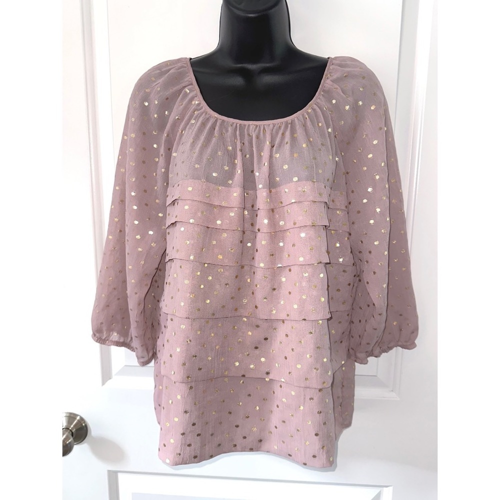 Elementz purple blouse